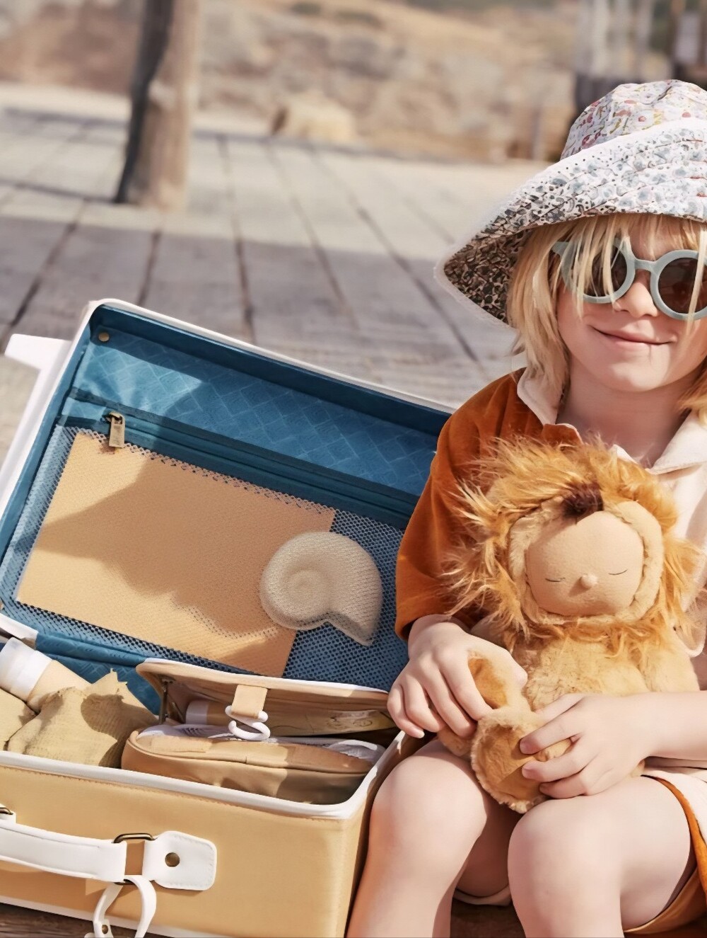 Anthropologie, Olli Ella See-Ya Suitcase